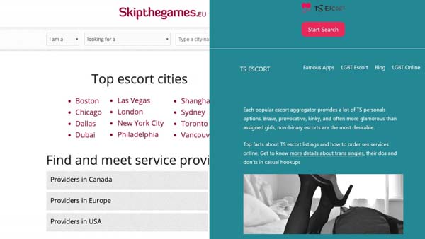 Skipthegames and tsescort sex dating services